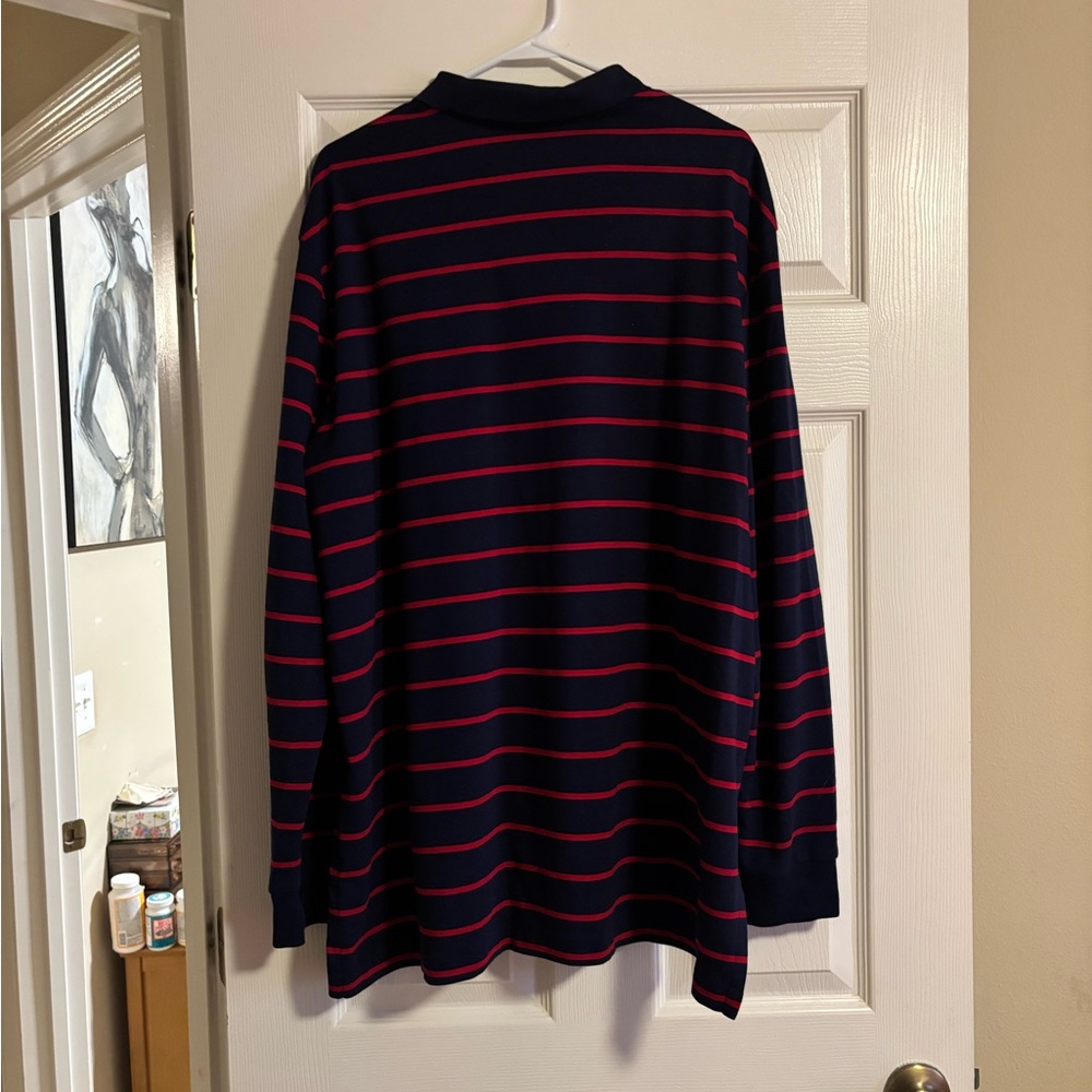 Ralph Lauren Navy and Red Polo Shirt
